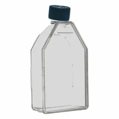 APPROVED VENDOR Plastic Cell Culture Flask, Polystyrene, 55 mL, Sterile, with Closure, CL-F175V