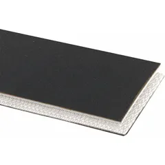 This black, light-duty multi-ply conveyor belting is 18 inches wide with a 5/64-inch thickness. It is cut to a minimum length of 15 feet and designed for use with staple-style Alligator lacing. Suitable for material handling applications such as packaging and logistics where small to medium loads are transported.