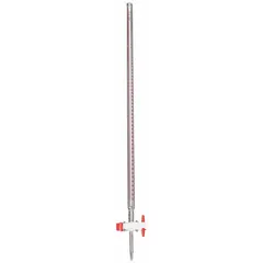 Class A Glass Buret, 25 mL, 0.1 mL Increments, Borosilicate Glass