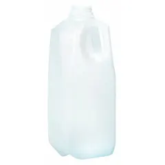 APPROVED VENDOR Square HDPE Jug, 64 fl oz, Colorless, Screw On Cap