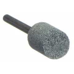 Aluminum Oxide Abrasive Point, Cylinder, 3/8 in Head Width, 1/2 in Head Length, Single Piece
