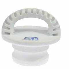 APPROVED VENDOR Type DP Food-Grade Polypropylene Cam & Groove Dust Plug, 2 in Coupling Size, 4 1/2 in Overall Length