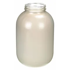Clear Wide Mouth Round Glass Lab Bottles, 89-400 mm, Colorless, 4 Pack