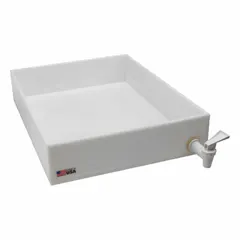 Plastic Dispensing Tray, 18 x 18 in, 31.86 L, for Bottles