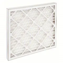 MERV 13 Pleated Air Filter, 18 in x 20 in x 2 in, Synthetic Media, Beverage Board Frame, LEED/Green