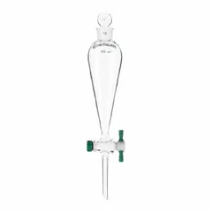 Separatory Funnel, 2 L, 34 mm, 75 mm Stem, Colorless