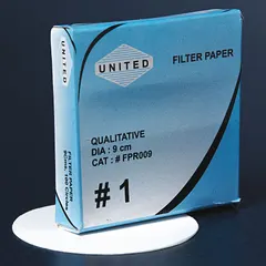 APPROVED VENDOR Qualitative Cellulose Filter Paper, Grade 1, 24 cm Dia, 0.16 mm Thick, Medium Porosity, FPR240