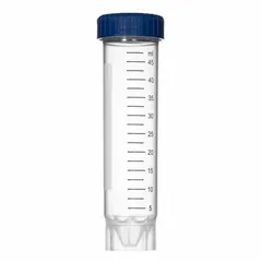 APPROVED VENDOR Polypropylene Centrifuge Tube, 50 mL, Colorless, Orange Closure, Graduated, CT50RS