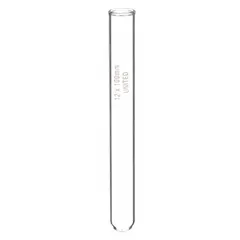 APPROVED VENDOR Test Tube, 8 mL, 12 mm Dia, 100 mm Ht, Colorless, Round Bottom (TT9820-C)