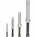 Non-rotating vacuum buffer with 20.07 mm stroke length. Features G 1/8 male connection and G1/8 in female port. Used in vacuum systems for level compensation during pick-and-place operations, maintaining consistent height adjustment.