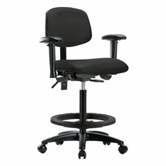 Vinyl Lab Chair with Arms