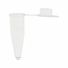 APPROVED VENDOR PCR Strip, 0.2 mL Polypropylene, Conical Bottom, Attached Flat Cap, Colorless, PC201Q-F-N