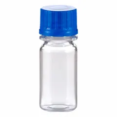APPROVED VENDOR Polycarbonate Sample Vial, 10 mL, Blue Closure, Non-Sterile, RPC0010