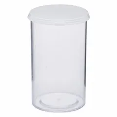 Polystyrene Sample Vial with Cap, 147.87 mL, Non-Sterile, Self-Standing