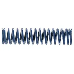Cylindrical die spring with closed, ground ends. Made of alloy steel. Used in stamping dies, metal forming, and tooling to provide controlled force and return action. Supplied as a 2-pack.