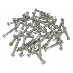 APPROVED VENDOR Bolt and Nut Kit, 1/3 to 2-1/2 in, 42 Pieces, TT11C5435BN2G
