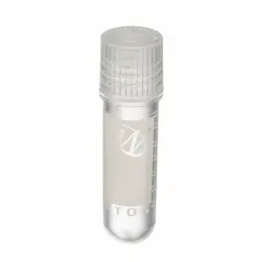 CryoELITE(TM) Polypropylene Cryogenic Vial, 2 mL, Natural, Sterile, 12 mm Body Dia, Round Bottom, External Threads, with Closure