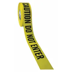 APPROVED VENDOR Caution Men Working Barrier Tape, 3 in x 1000 ft, B3104Y23-200