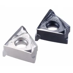Triangle-shaped indexable milling insert for general-purpose machining of steel and cast iron. Features ER chipbreaker geometry for effective chip control in face and shoulder milling operations on CNC and manual mills.
