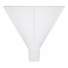 General Purpose Lab Funnel, Polypropylene, 16 oz, 145 mm, 27 mm Stem, Colorless