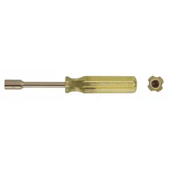 AMPCO ND-11/32 Non-Sparking Nut Driver, 11/32 in SAE, Round Shank