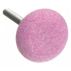 Aluminum Oxide Cone Abrasive Point, 3/4 in Head Width, 3/8 in Head Length, Single Piece