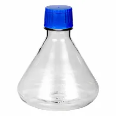 Polycarbonate Erlenmeyer Flask, 3,000 mL, Sterile, Graduated, with Closure