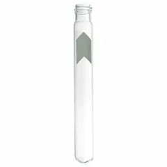 APPROVED VENDOR Glass Culture Tube, 16 mm x 125 mm, Colorless, Round Bottom, DCTSC-16125