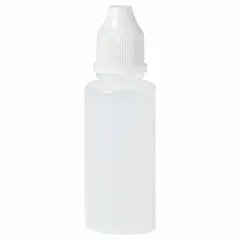 APPROVED VENDOR LDPE Dropper Bottle, 15 mL, 0.51 fl oz, No Label, Closure Included, Dropper, Round, PDB015PK12