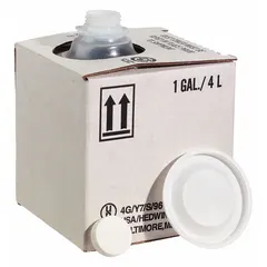 Cubitainer, 1 gal, LDPE, Colorless, Screw On Cap