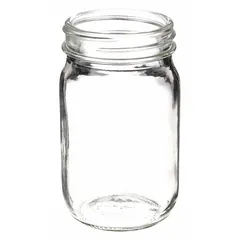 APPROVED VENDOR Clear Wide Mouth Round Glass Lab Bottle, 120 mL, 48-400, Colorless, 24-Pack
