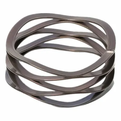 SPEC Multi-Wave Disc Spring MW0562045505S, 0.56 in O.D., Stainless Steel, 5 PK - Multi-Wave Disc Springs