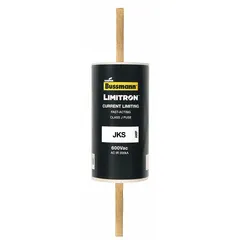 BUSSMANN JKS-400 Fast-Acting Bolt-On Fuse, 400 A, 600 V AC, Class J, Non-Indicating