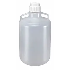 APPROVED VENDOR Round Carboy, 20 L, Clear, 83 mm Screw Cap
