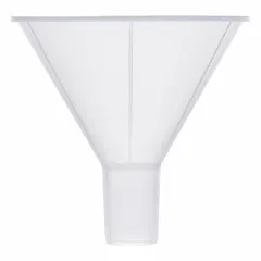 General Purpose Lab Funnel, Polypropylene, 2 oz, 65 mm, 15 mm, 22 mm Stem, Colorless