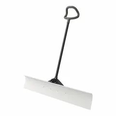 APPROVED VENDOR SPUH4800 Snow Pusher, 48 in Wide, 9 in Blade, 46 in Handle