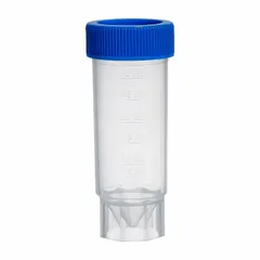 APPROVED VENDOR Polypropylene Centrifuge Tube, 30 mL, Conical, Natural, with Attached Screw Cap