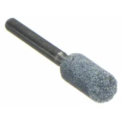 Aluminum Oxide Abrasive Point, Cylinder, 1/4 in Head Width, 9/16 in Head Length, Single Piece