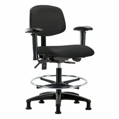 Vinyl Lab Chair with Arms