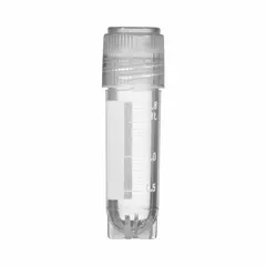 APPROVED VENDOR Externally Threaded Cryogenic Vial, 2 mL, Polypropylene, Sterile, Natural, Self-Standing, Round Bottom, 12.5 mm Neck, V3802