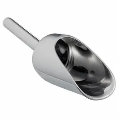 Stainless Steel Lab Scoop, 100 mL, 316 Grade, Silver, GMP Compliant