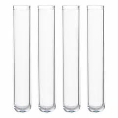 APPROVED VENDOR T9020 Polystyrene Test Tube, 5 mL, Round Bottom, Colorless