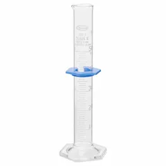 APPROVED VENDOR Class A Glass Graduated Cylinder, 250 mL, TD, 2 mL Graduations, UNICCTD250