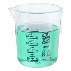 Low Form Plastic Beaker Without Handles