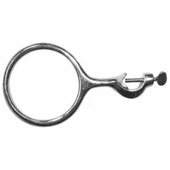 Cast Iron Support Ring, 4 in Clamp Dia, 8 in Overall Length, SRCI04
