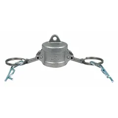 Type DC Stainless Steel Cam & Groove Dust Cap, 3/4 in Coupling Size, 316 Stainless Steel, Nitrile Gasket, 250 psi, PLE160