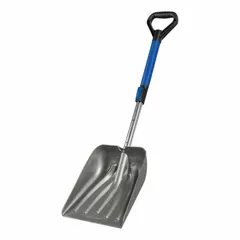 APPROVED VENDOR Snow Shovel, Plastic, 13 in Blade Lg, 11 1/2 in Blade Wd, 17 in Handle Lg