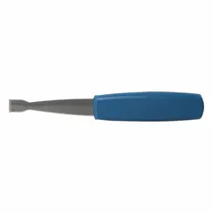 APPROVED VENDOR 586-W11-Q03-S233 Lab Scraper, 304 Stainless Steel, Blue, 7 in L x 1/2 in W