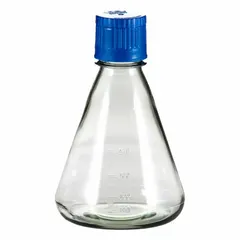 APPROVED VENDOR Polycarbonate Erlenmeyer Flask, 500 mL, Sterile, Graduated, with Closure, FPC0500S