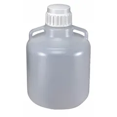 APPROVED VENDOR Round Carboy, 10 L, Autoclavable, 83 mm Screw Cap